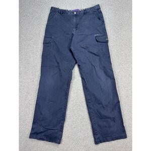 Pierre Cardin Paris Cargo Pants Men's 30x29 Blue Straight Leg Utility Trousers